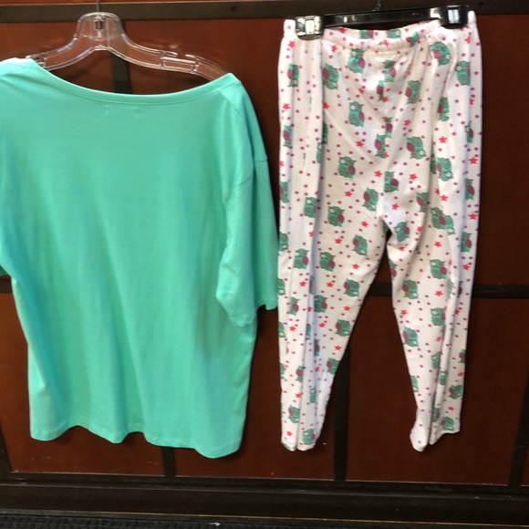 Women’s Cotton Screen Print Short Sleeve Two Piece Set - Picture 2 of 5